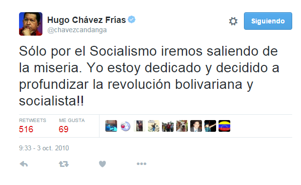 Chávez 3 octubre 2010