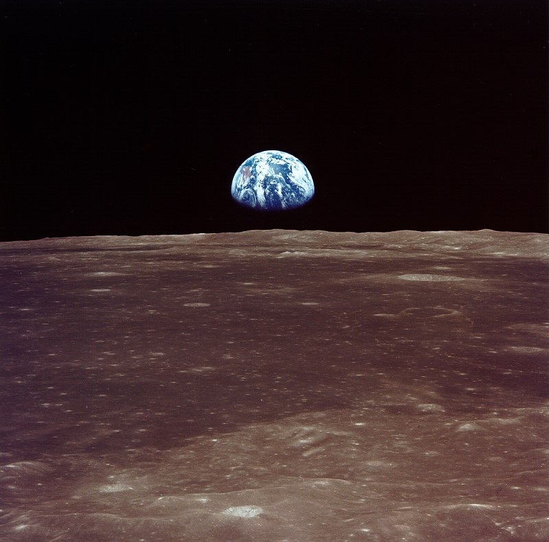 La Tierra, por Neil Armstrong, 20 de julio de 1969